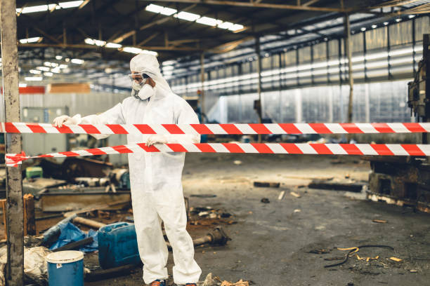 Professional Unattended Death Cleanup technician working in Oxford, IN